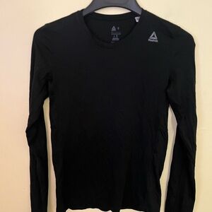Reebok Les Mills Black Long Sleeve Athletic Shirt